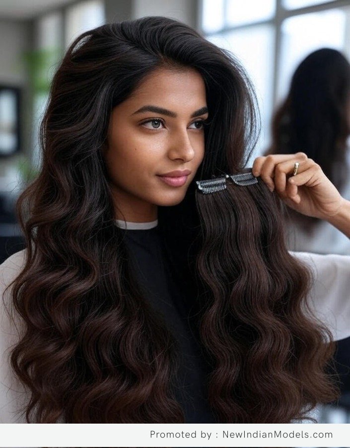 Using hair extensions